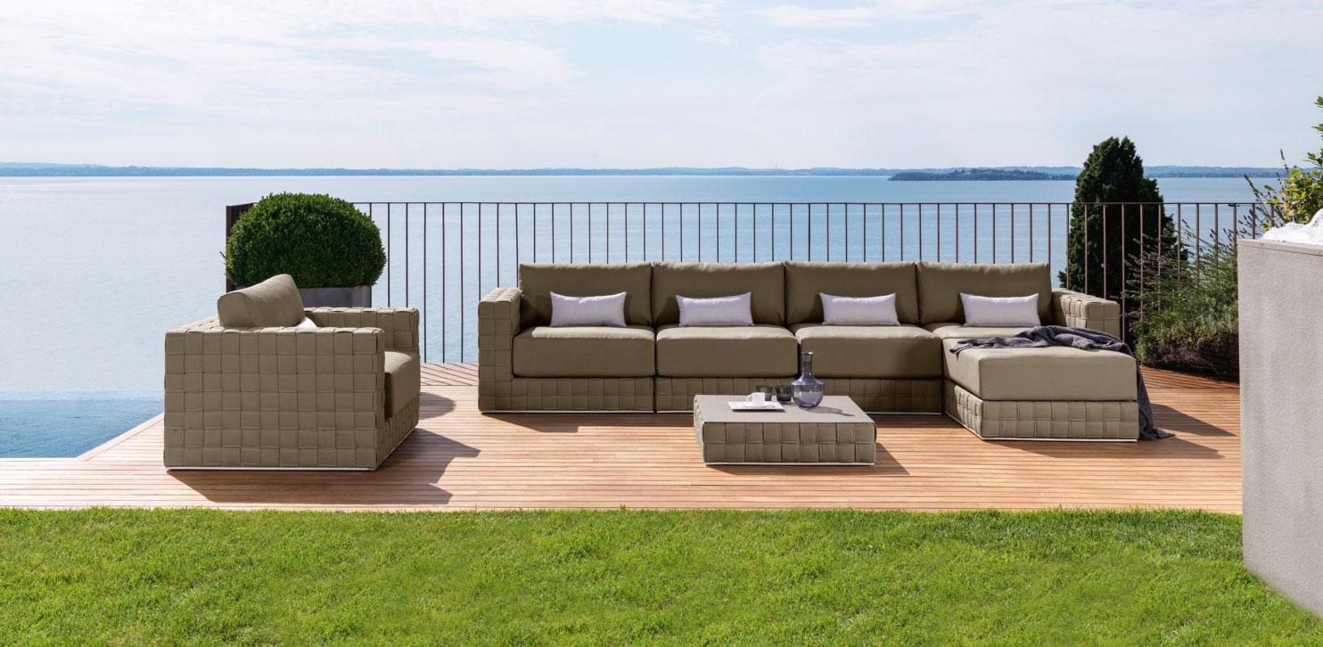 Cross salotto da esterno modulare italy dream design