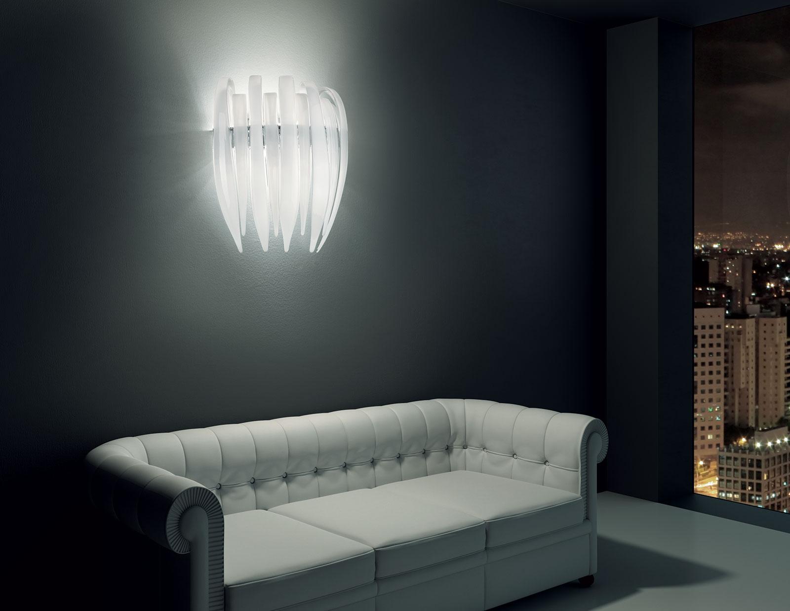 Dracena p60 lampada da parete in vetro di murano italy dream design Applique moderne design