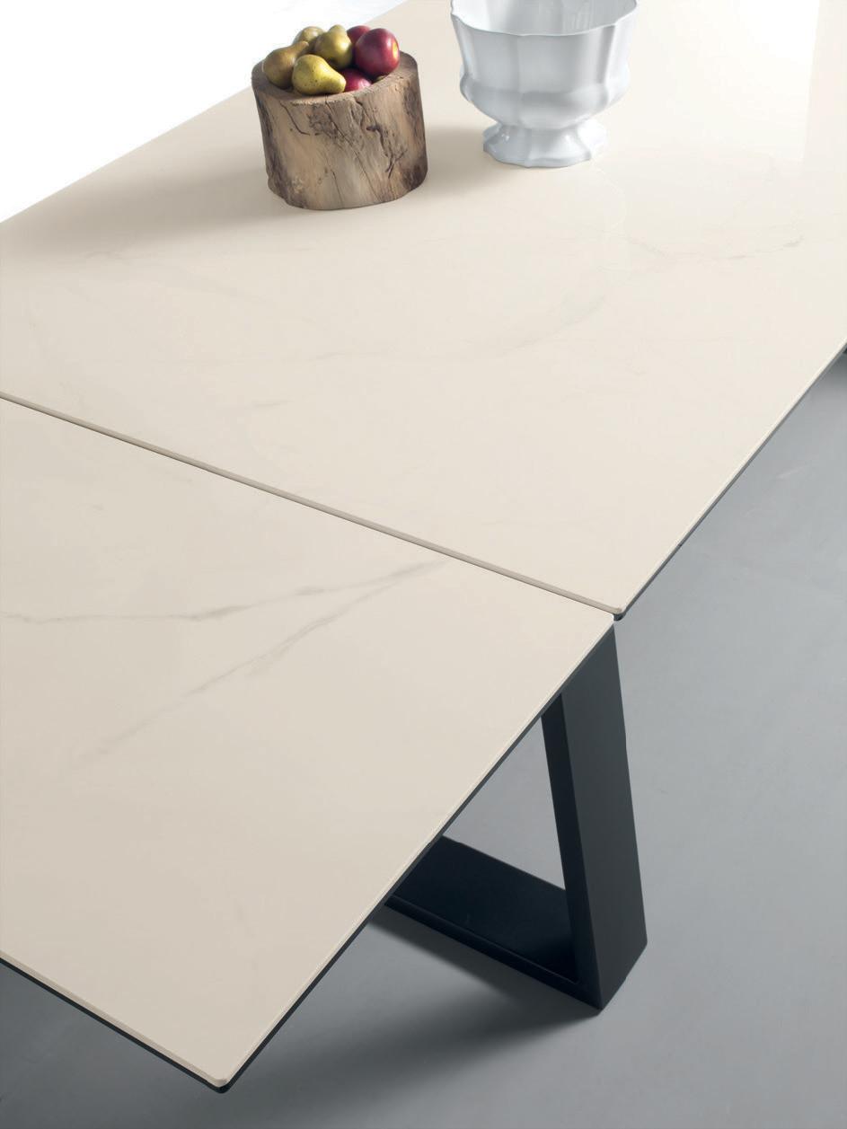 Ceram tavolo allungabile con piano in ceramica italy dream design