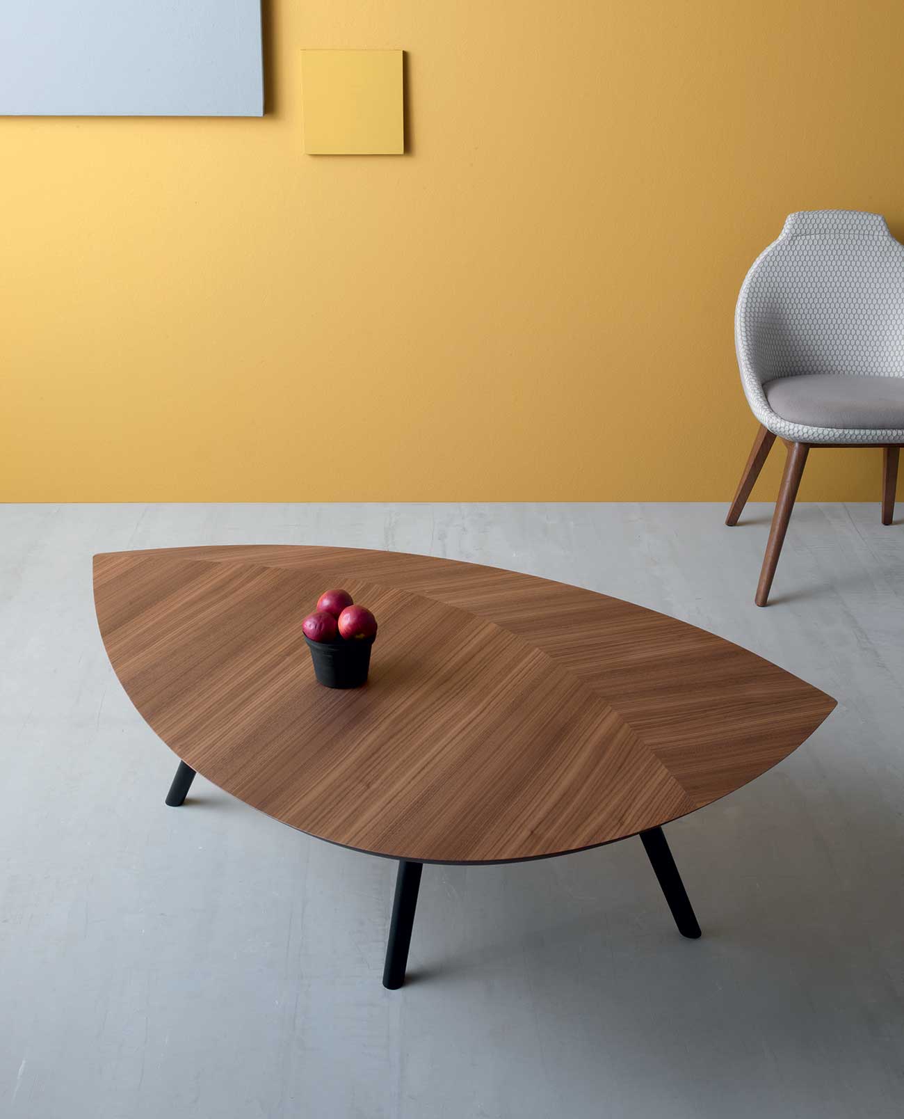 Foglia tavolino contemporaneo italy dream design