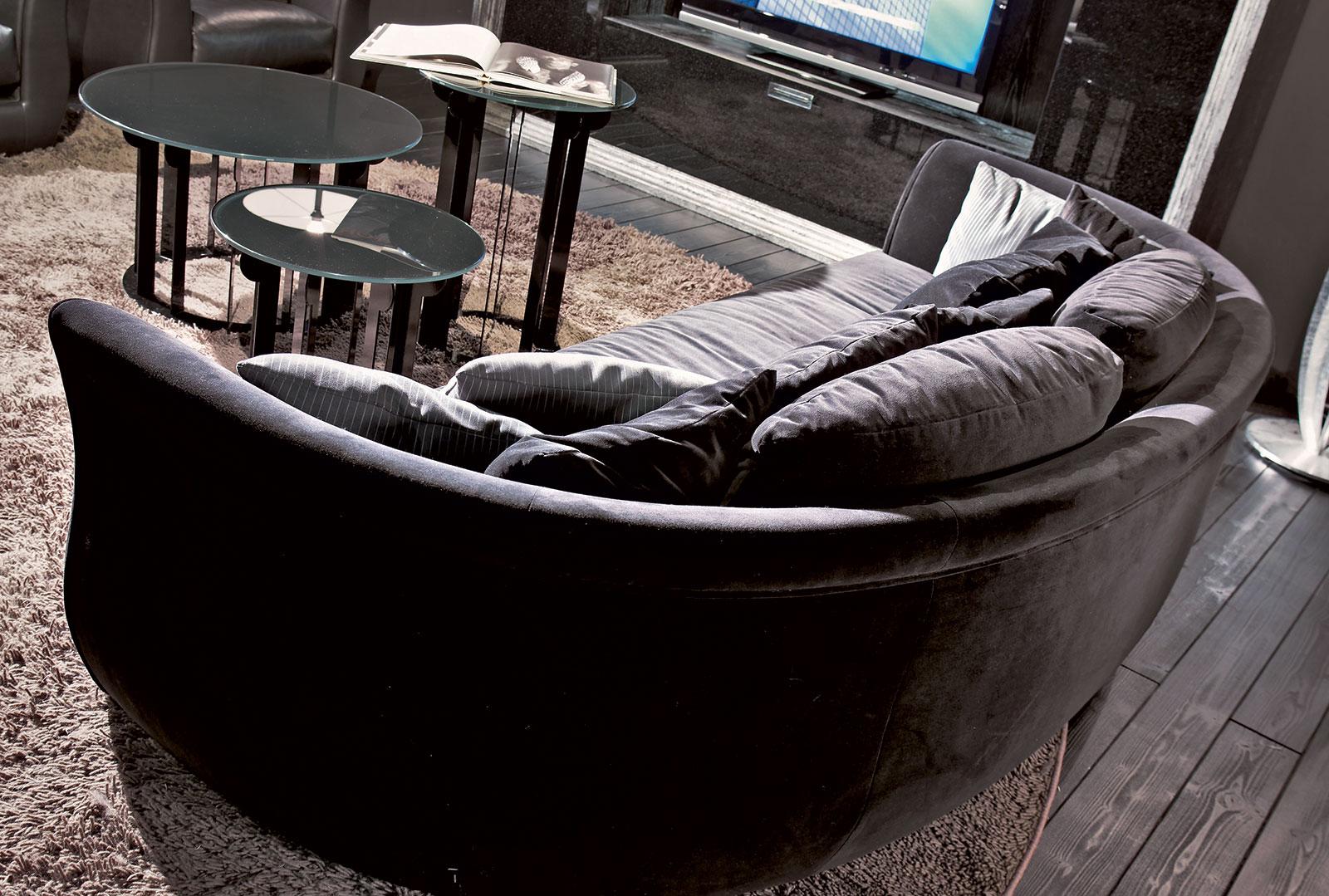 Regis tavolino in vetro e metallo italy dream design