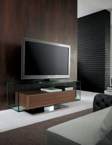 porta tv arredamento casa ufficio on line moderno di lusso 2015 design inspiration web made in italy mobile tv noce vetro mobile basso