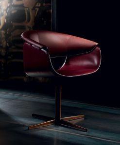fauteuil cuir bureau gris haut dossier jaune noir original orange pivotant qualité rouge tournant taupe vert ameublement design haut de gamme luxe maison