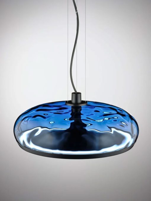 Modern LED suspension, double switching and dimmable. Murano's glass. Design by Patrick Jouin. Free home delivery. 100% made in Italy. Colour customization.