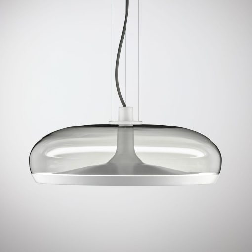 Sospensione moderna a LED, doppia accensione e dimmerabile. Vetro di Murano. Design di Patrick Jouin. Consegna gratuita. 100% made in Italy. Vari colori.