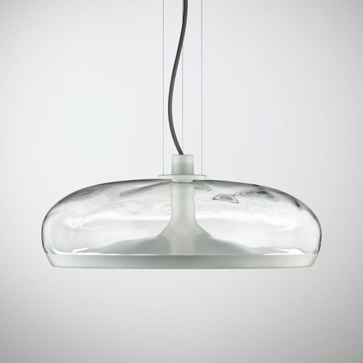 Lustre LED moderne, double commutation et dimmable. Verre de Murano. Design Patrick Jouin. Livraison gratuite. 100% fabriqué en Italie. Diverses couleurs.