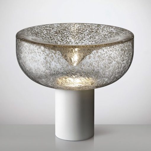 Lampe de table en verre soufflé de Murano. Design 1968 Studio Toso, Massari & Associates. Fabriqué en Italie. Différentes couleurs. Livraison gratuite.