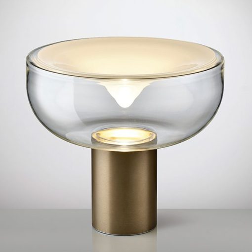 Murano blown glass table lamp. Design 1968 Studio Toso, Massari & Associates.100% made in Italy. Various colours for every need. Free Home Delivery.