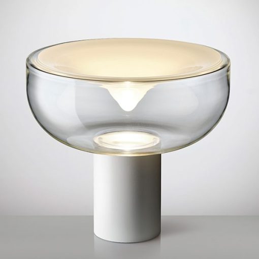 Lampe de table en verre soufflé de Murano. Design 1968 Studio Toso, Massari & Associates. Fabriqué en Italie. Différentes couleurs. Livraison gratuite.