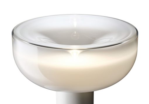 Murano blown glass table lamp. Design 1968 Studio Toso, Massari & Associates.100% made in Italy. Various colours for every need. Free Home Delivery.