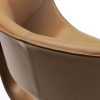 Elegant and luxurious leather stool. Revolving structure, height-adjustable. Design Noé Duchaufour Lawrence. Made in Italy. Worldwide home delivery.