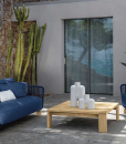 Accoya wood and aluminium are the high-end materials chosen by designer Ludovica & Roberto Palomba for this luxurious outdoor lounge set. Free home delivery