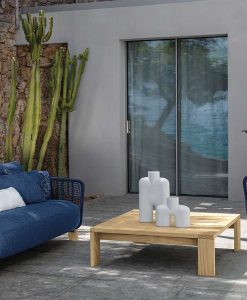 Accoya wood and aluminium are the high-end materials chosen by designer Ludovica & Roberto Palomba for this luxurious outdoor lounge set. Free home delivery