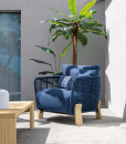 Accoya wood and aluminium are the high-end materials chosen by designer Ludovica & Roberto Palomba for this luxurious outdoor lounge set. Free home delivery