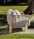 canapé et fauteuil d'extérieur haut de gamme. Vente en ligne de meubles de jardin made in italy avec livraison gratuite. Articles pour jardin et terrasse.