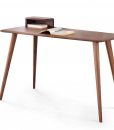 Scrittoio console made in Italy in legno massello di noce Canaletto. Vendita online di mobili design made in Italy con consegna a domicilio gratuita.