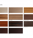 BD 07 round table - wood finishes