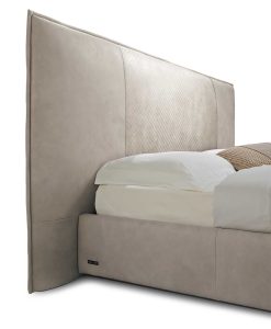 Batik Letto rivestito in pelle