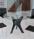 Brera est une magnifique table de salle à manger ronde de diamètre 120 cm. Notre collection de tables de cuisine en marbre et verre est parfaite pour tous les intérieurs.