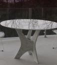 Brera est une magnifique table de salle à manger ronde de diamètre 120 cm. Notre collection de tables de cuisine en marbre et verre est parfaite pour tous les intérieurs.