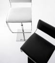 Yuri is a swivel and adjustable bar stool that combines perfectly a chrome metal base with the faux leather seat. Shop now for faux leather swivel bar stool