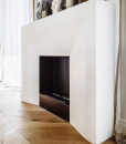 Design by Matteo Italia. Freestanding or recessed bioethanol fireplace made in Italy. Modern reinterpretation of Lewis XVI style fireplaces. Free delivery.