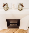 Design by Matteo Italia. Freestanding or recessed bioethanol fireplace made in Italy. Modern reinterpretation of Lewis XVI style fireplaces. Free delivery.