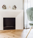 Design by Matteo Italia. Freestanding or recessed bioethanol fireplace made in Italy. Modern reinterpretation of Lewis XVI style fireplaces. Free delivery.