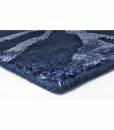 Tappeto moderno in lana e seta, rettangolare, colore blu scuro. Vendita online dei migliori tappeti contemporanei e design con consegna gratuita.