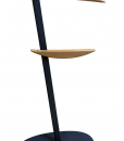 Metal and solid wood valet stand made in Italy in a modern version for the most demanding people's bedroom. Design Roberto Buscato. Home delivery.