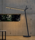 Outdoor arc lamp designed by Marco Acerbis. Graphite grey colour. Stainless steel and LED light source dimmable through remote control. Free home delivery.