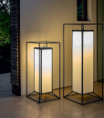 Luxurious outdoor lantern designed by Marco Acerbis. Various sizes, 3 colours, white, dove, graphite grey. Shop for the best garden furniture complements.