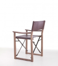 Sedia regista pieghevole in cuoio. Comprate online le nostre sedie design made in italy.