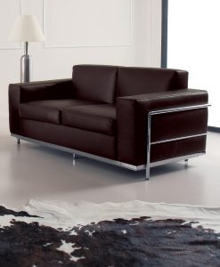 Cook is a 2 seater sofa that will be the perfect addition to a modern or contemporary home. This modern leather sofa is available in 12 colors. Order now.