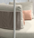 Achetez en ligne les meilleurs meubles de jardin de haute qualité. Le lit à baldaquin de jardin rond Corallo est luxueux et exclusif. Livraison à domicile.