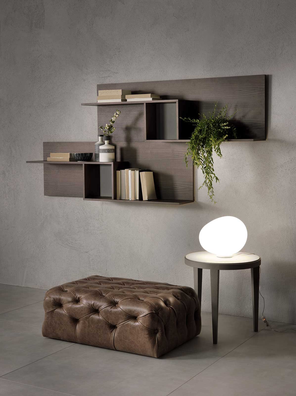 CRUNCH Shelf with open compartments