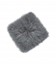 Squared, cm. 40 x 40, soft and warm. Tibet Mongolia leather pillow is perfect to complete your sofa or armchair with a touch of sweetness. Free shipment.