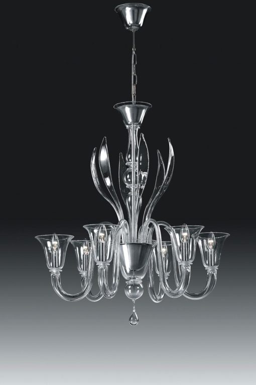 lampadaire de salon suspension italien haut de gammes verre de Murano lampe luxe luminaire design luxe moderne vente site italien lampe lumiere lustre