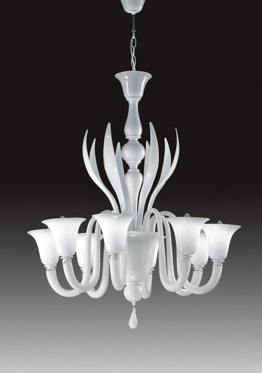 lampadaire de salon suspension italien haut de gammes verre de Murano lampe luxe luminaire design luxe moderne vente site italien lampe lumiere lustre