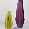 Vase for the interior. Made in Italy hide leather pot. Design Gian Paolo Venier. Many colours and sizes. On line shopping. Home delivery.