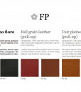 FP Cuoio PIeno Fiore 100% pellame bovino spessore mm 2,8-3 concia vegetale tinto in botte all'anilina