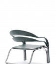 Fettuccini W, a lounge leather armchair, is a surprising item designed by great Vladimir Kagan. This home and office lounge leather armchair will add elegance and style.
