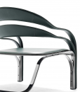 Fettuccini W, a lounge leather armchair, is a surprising item designed by great Vladimir Kagan. This home and office lounge leather armchair will add elegance and style.