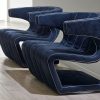 Giuseppe Viganò a dessiné Dean, fauteuil tournant en nabuk, comme une oeuvre d'art. Plusieurs coloris de cuir de haute qualité disponibles. Livraison à domicile.