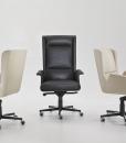 fauteuil de bureau Umberto Asnago 2017 directionnel relax cuir club gris noir pivotant qualité rouge stressless tournant taupe meubles design en ligne