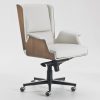Le fauteuil tournant en cuir Garbo, inspiré du très connu modèle bergère, réinterprète l’élégance avec une touche moderne. Achat en ligne fauteuil pivotant en cuir.
