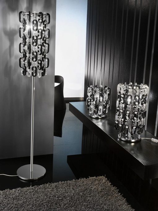 Murano hand blown glass contemporary lamp online sell lighting floor lamp black white