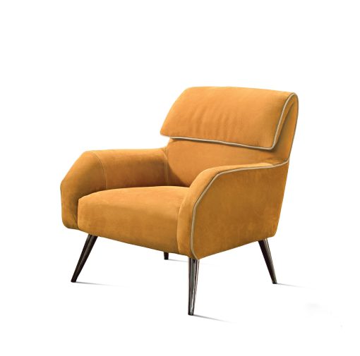 Fauteuil design en cuir made in italy. Vente en ligne de fauteuils haut de gamme artisanaux italiens avec livraison gratuite