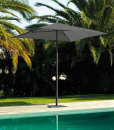 2x2 meters sun umbrella. 40 kg base included. Aluminium frame, UV80 resistant. Shop online the best outdoor furniture. Worldwide home delivery.