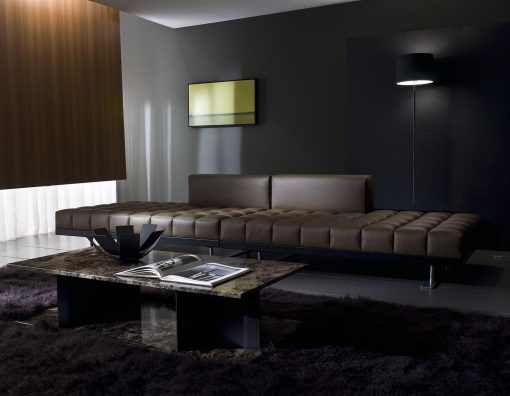 canapé cuir blanc fixe places gris clair jaune modulable noir orange rouge taupe violet design haut gamme luxe magasin meuble italiens qualité sur mesure